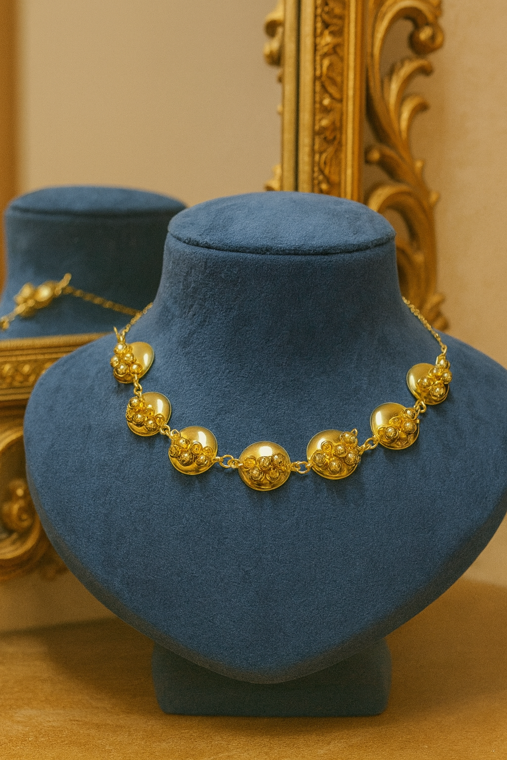 Amyraa Jewels – Golden Blossom Heritage Necklace