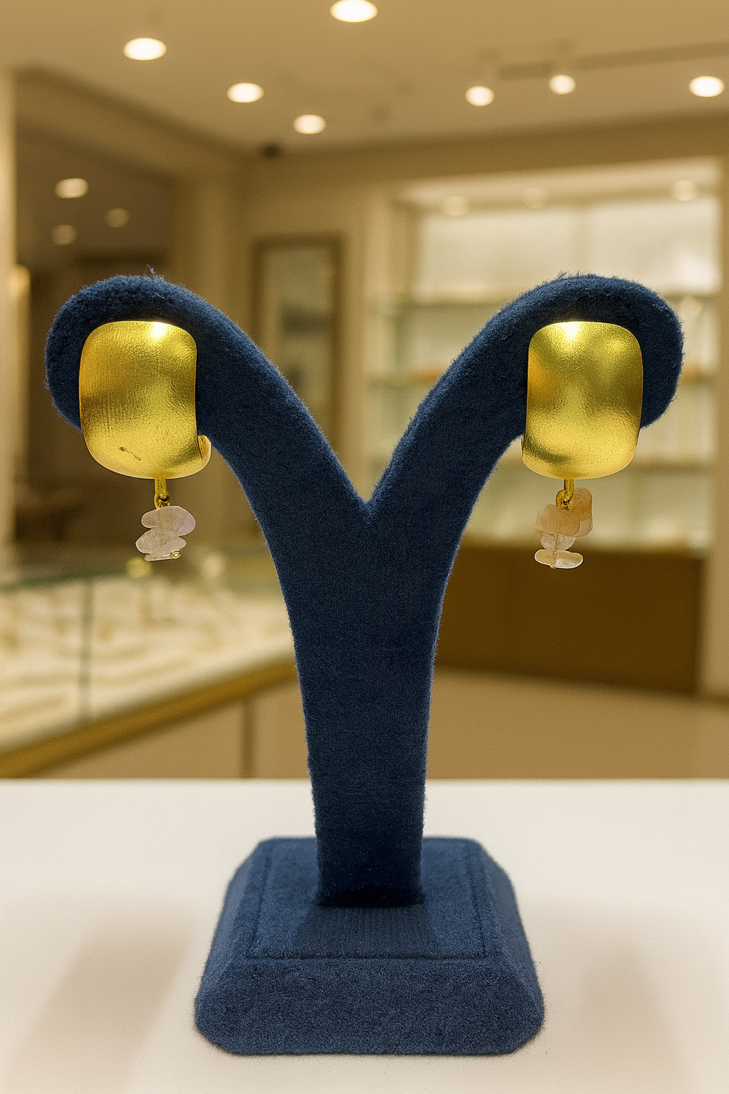 Bold Aura Gold Earrings