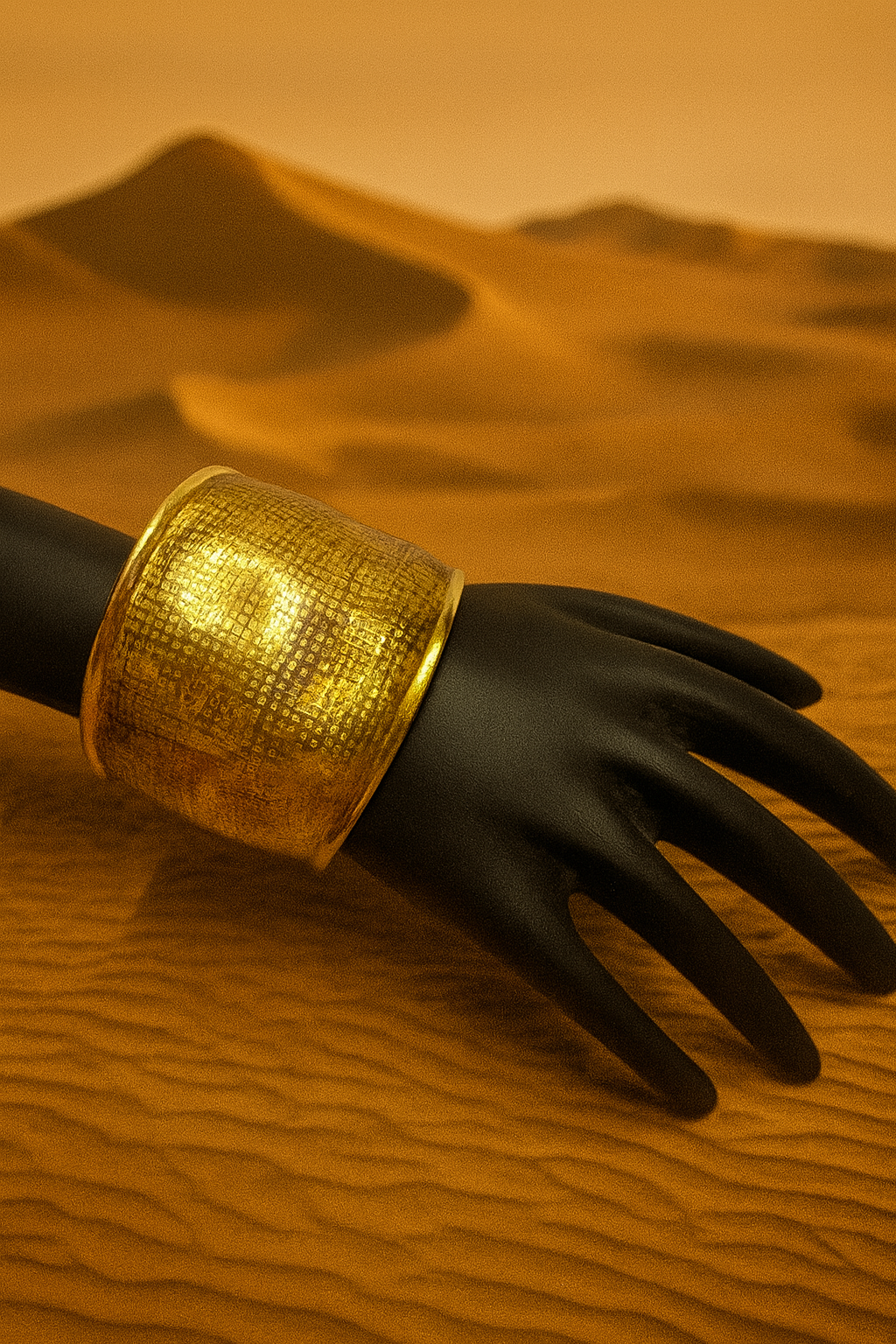 Desert Glow Gold Cuff