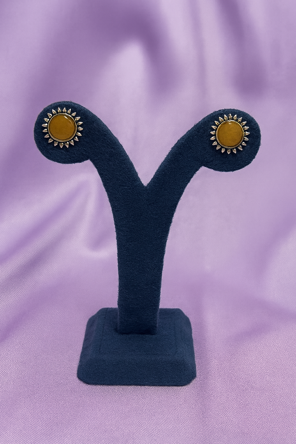 Classic Sunburst Stud Earrings – Amyraa Jewels