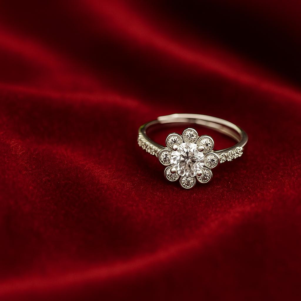 luxurious diamond ring