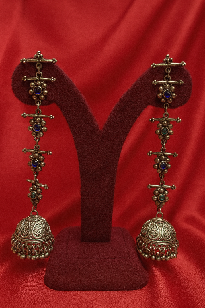 Antique Long Dangler Jhumka Earrings – Amyraa Jewels