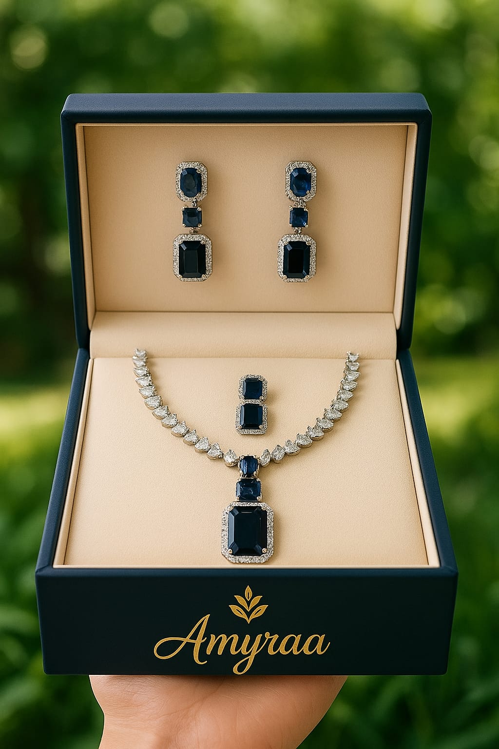 Midnight Majesty Sapphire Set