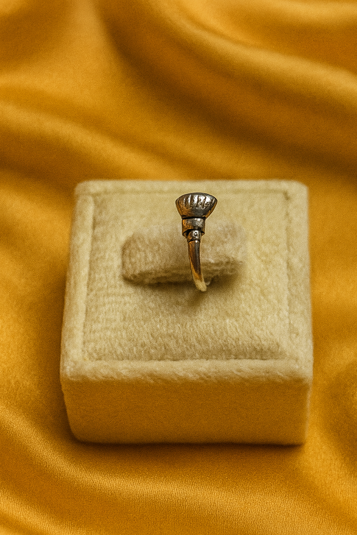 traditional oxidized nose pin