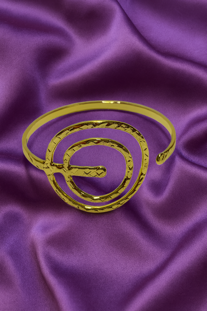 Golden Spiral Statement Cuff