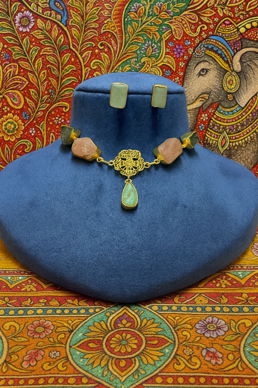 Amyraa Jewels – Royal Enchant Multi-Stone Necklace Set