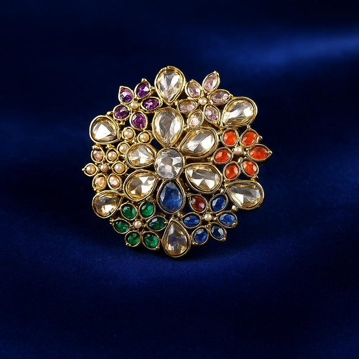 magnificent multi-colored statement ring