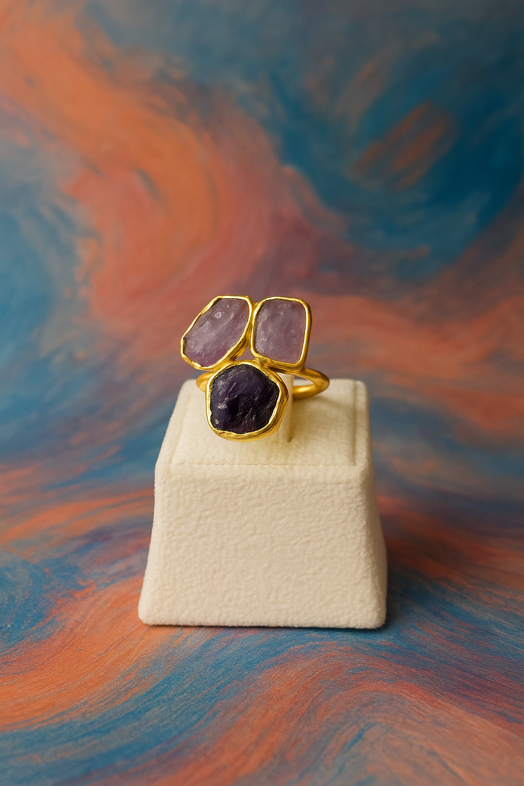 The Trinity Gemstone Ring