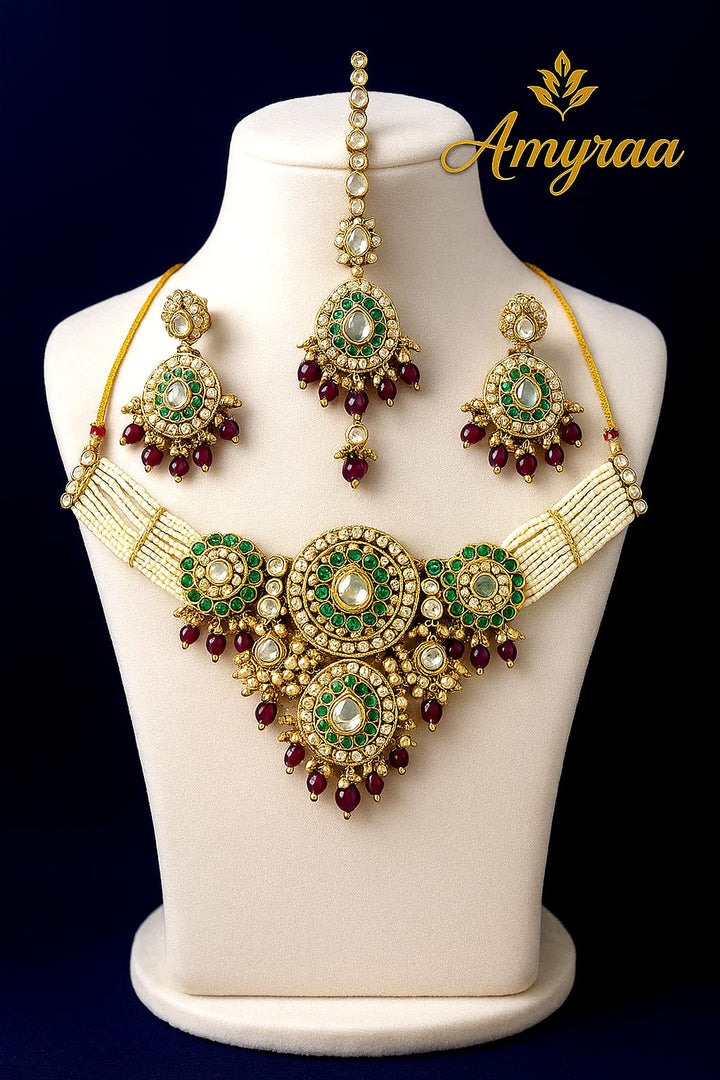 Regal Kundan Polki Heritage Set