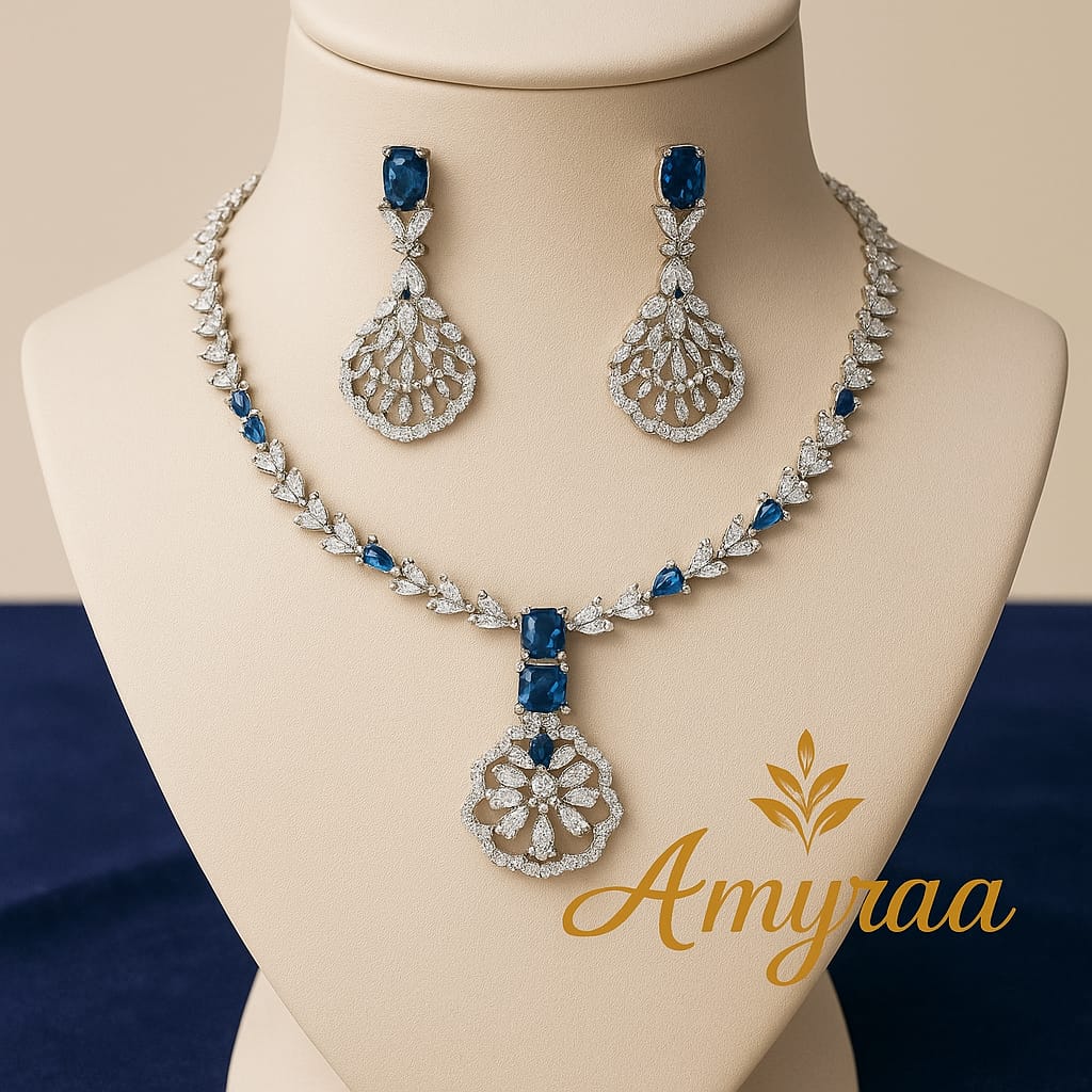 Sapphire Blossom Elegance Set