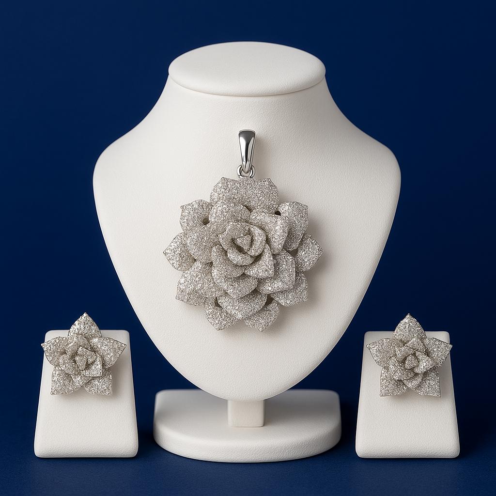 Eternal Rose Pendant Set