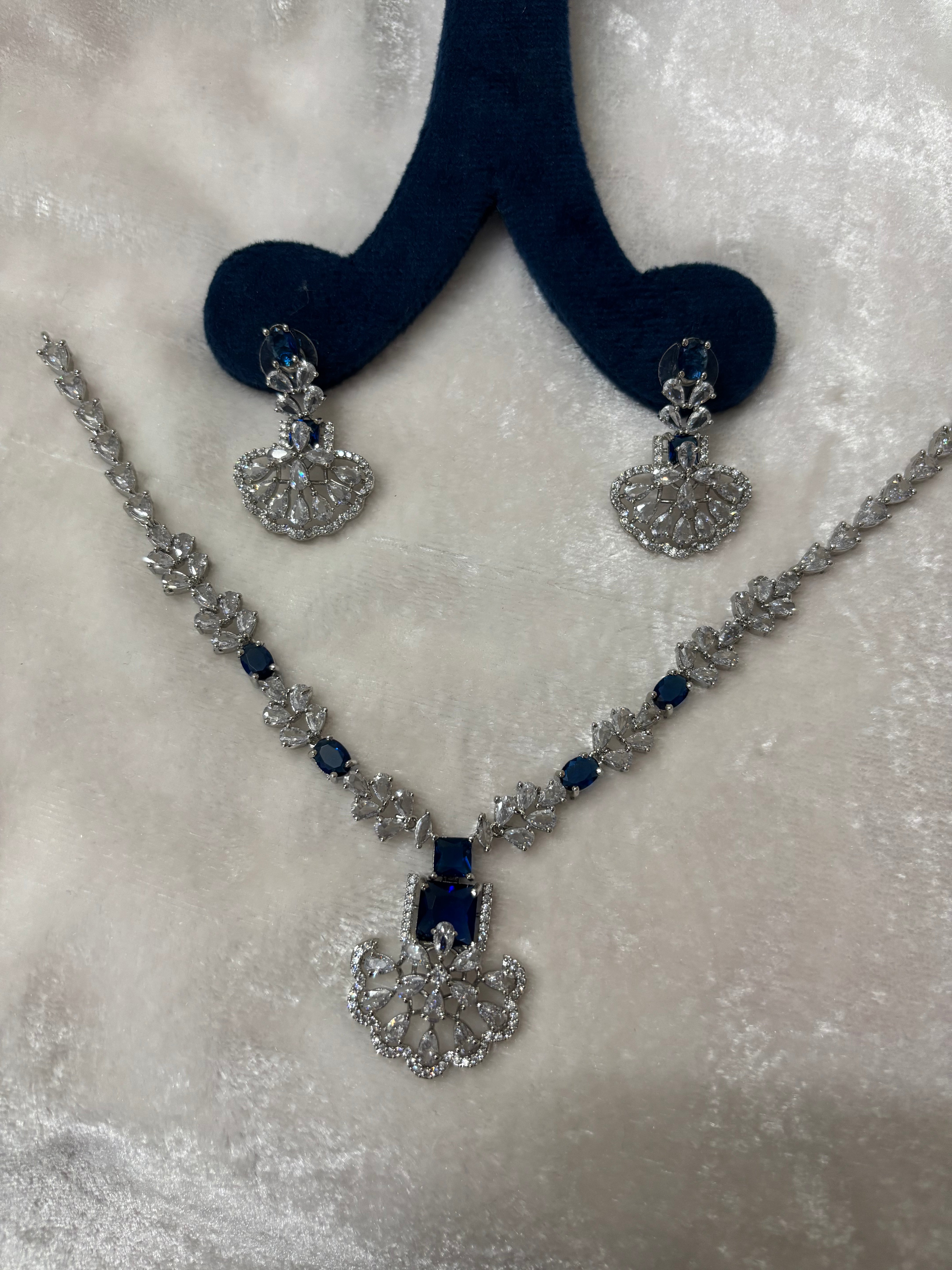 Sapphire Blossom Elegance Set