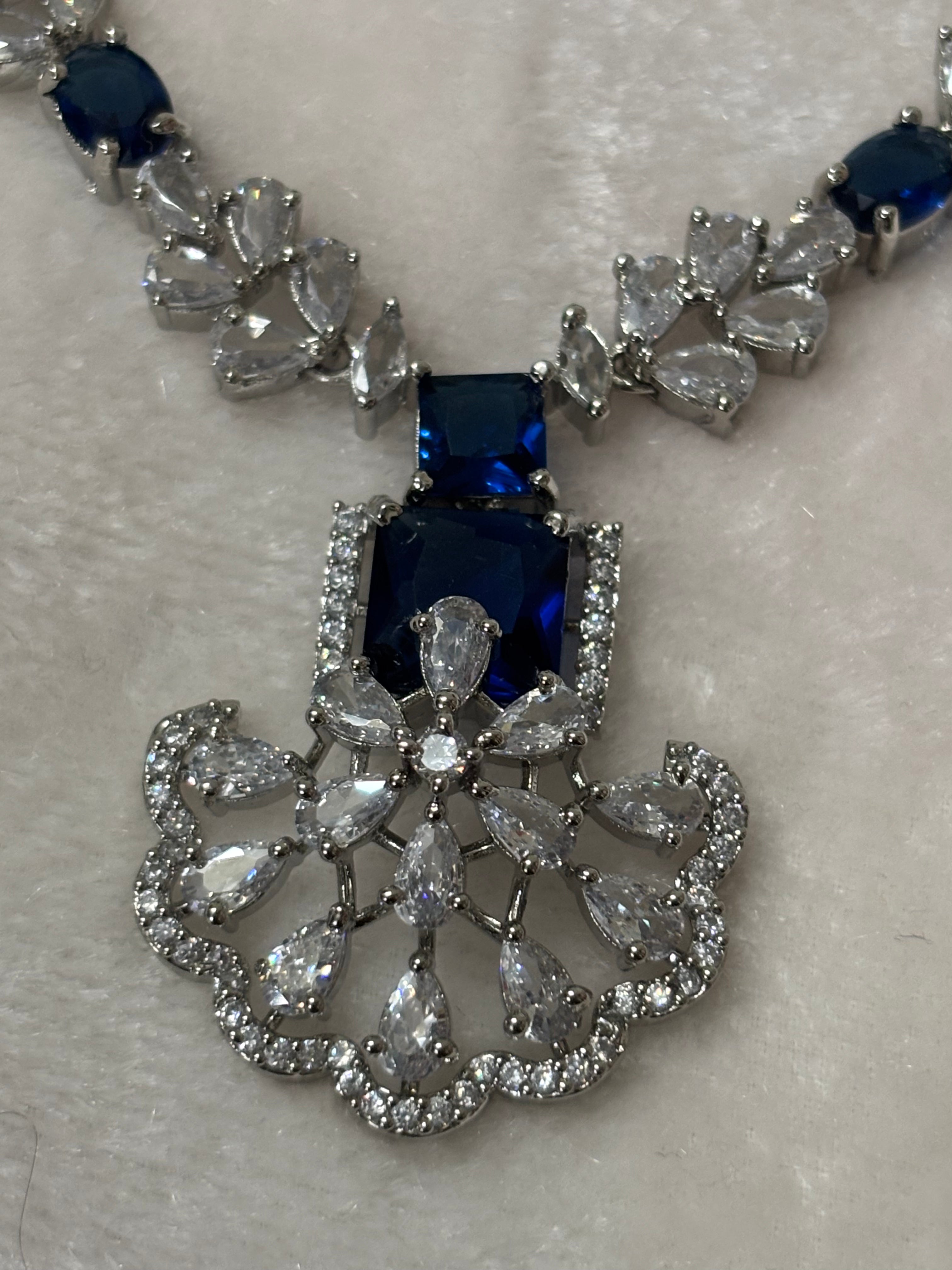 Sapphire Blossom Elegance Set