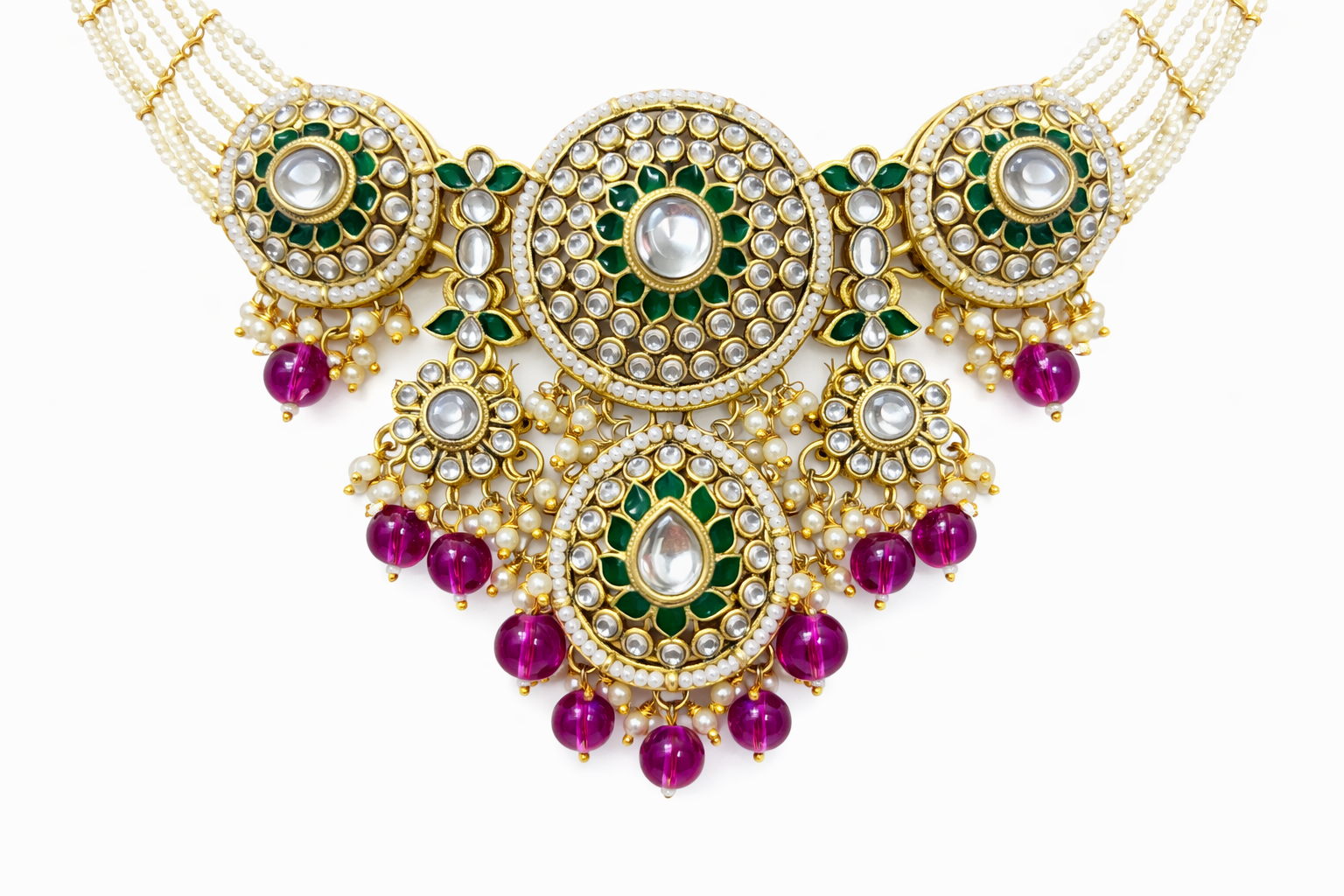 Regal Kundan Polki Heritage Set