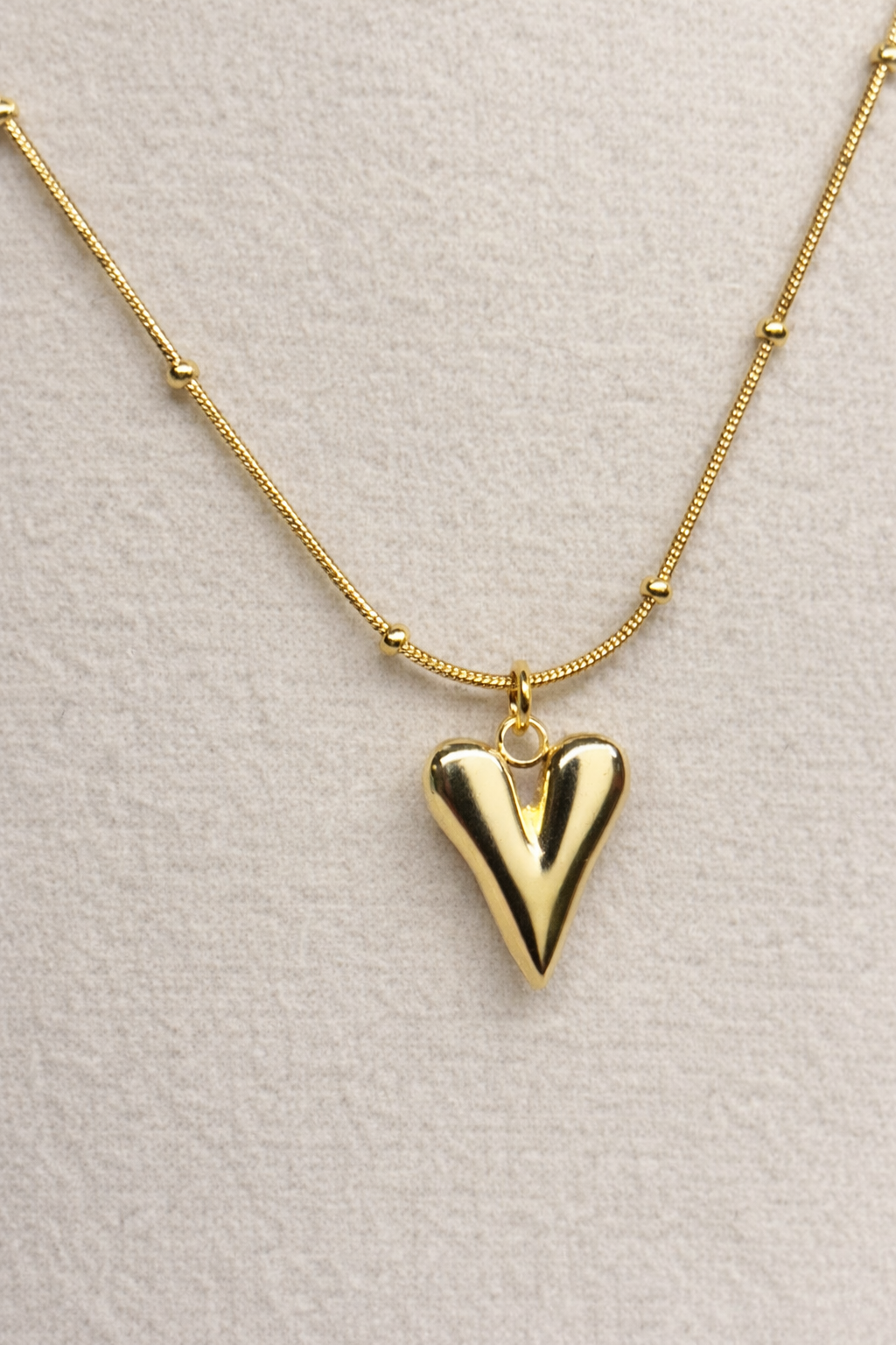 Vintage Gold Heart Pendant