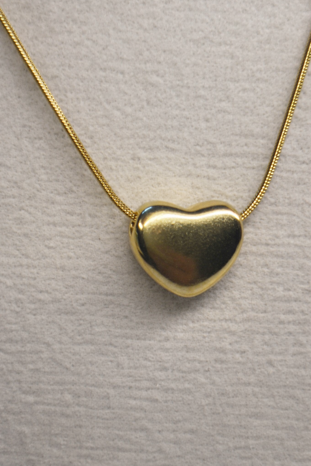 Minimalist Golden Heart Pendant