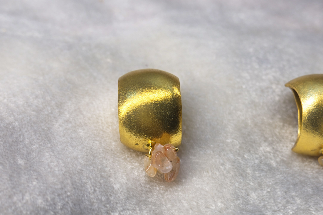 Bold Aura Gold Earrings