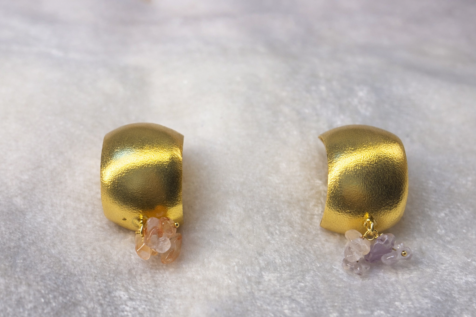 Bold Aura Gold Earrings