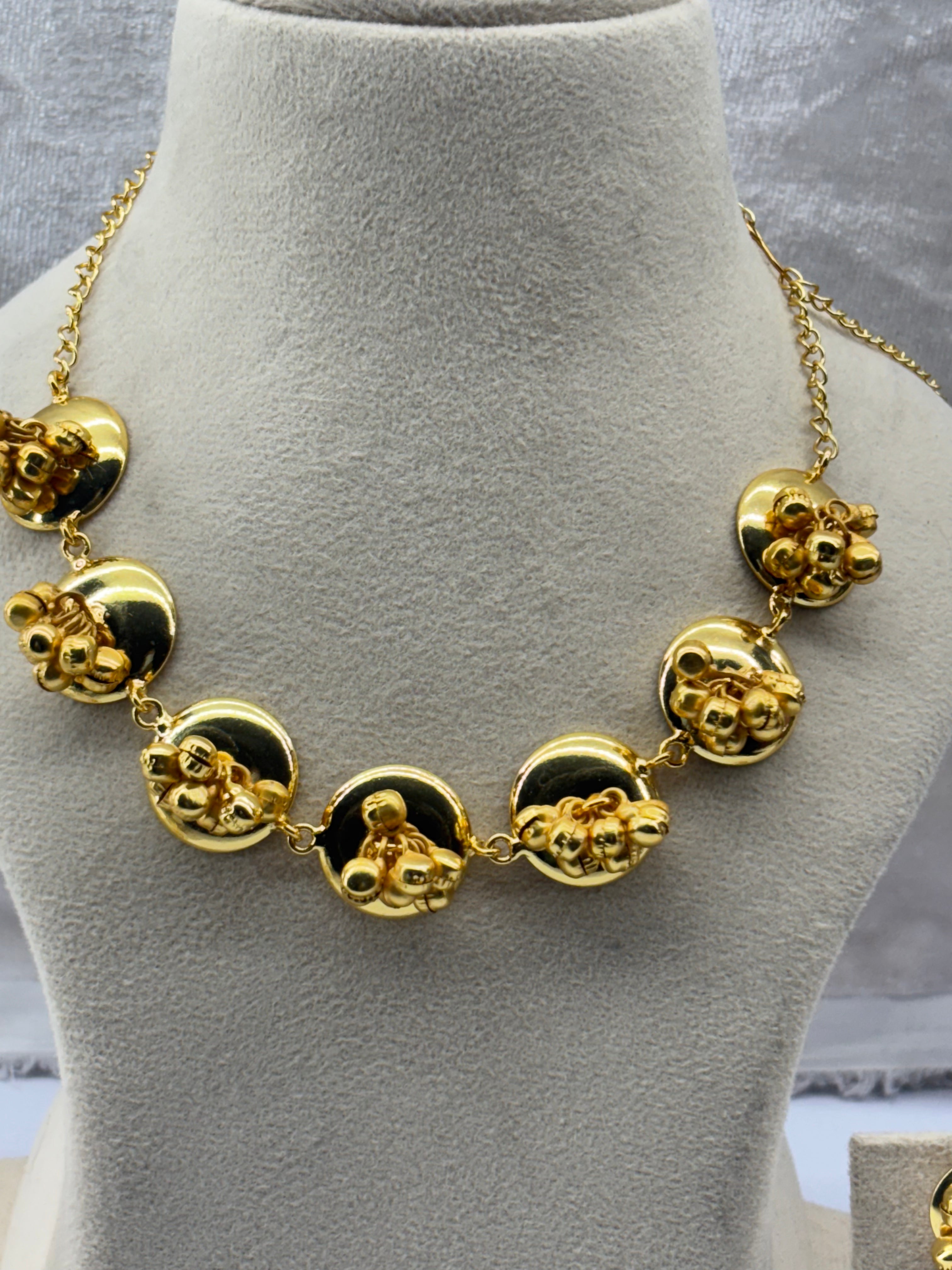 Amyraa Jewels – Golden Blossom Heritage Necklace