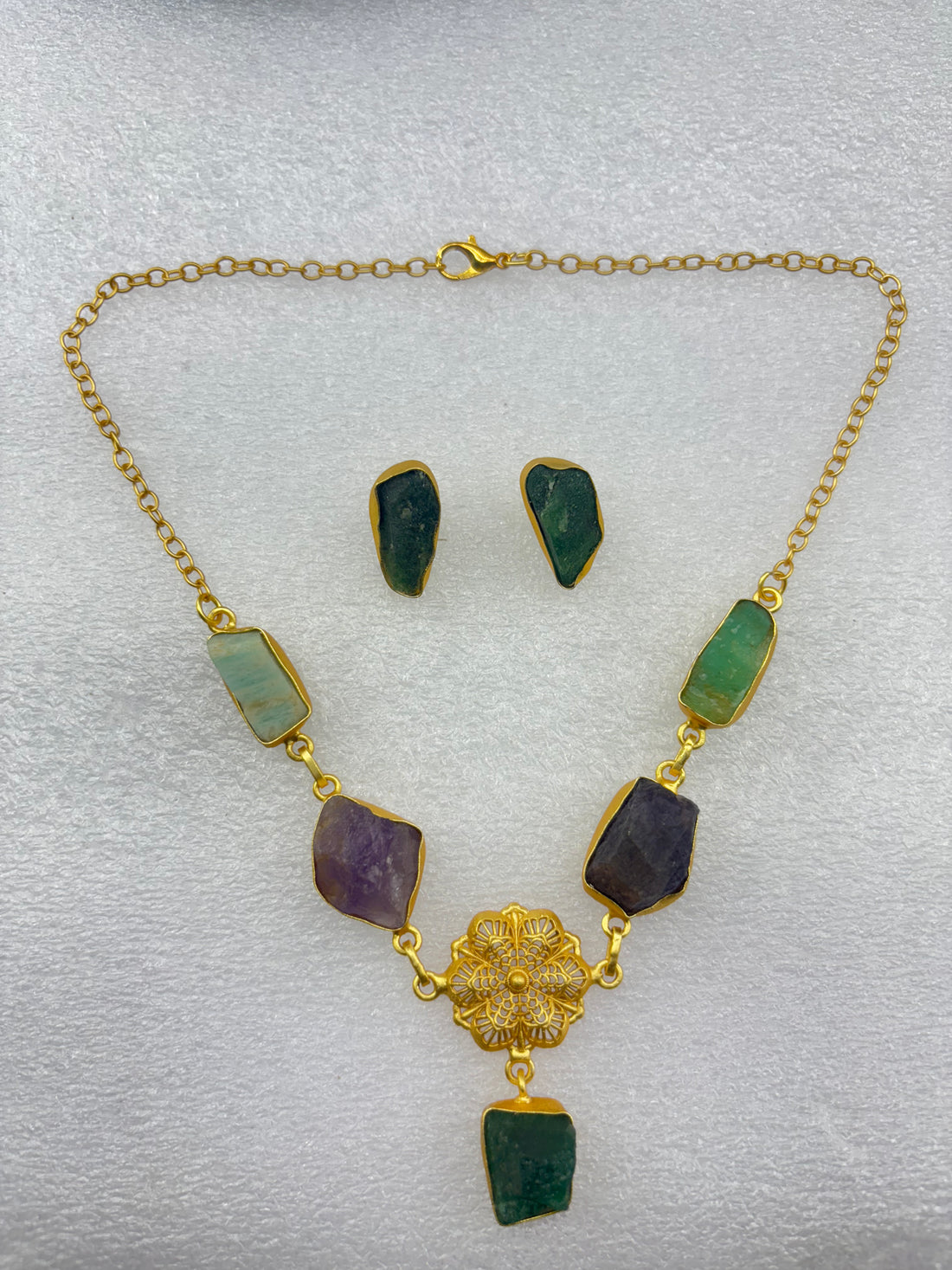 Amyraa Jewels – Royal Enchant Multi-Stone Necklace Set