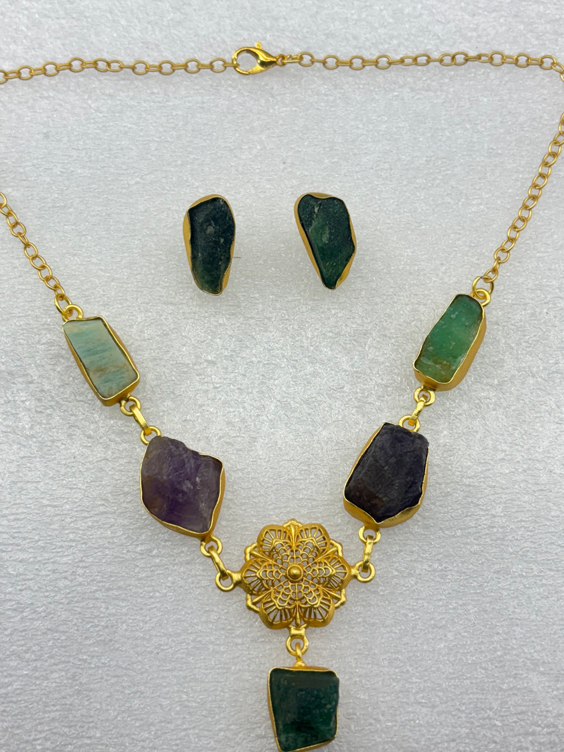 Amyraa Jewels – Royal Enchant Multi-Stone Necklace Set