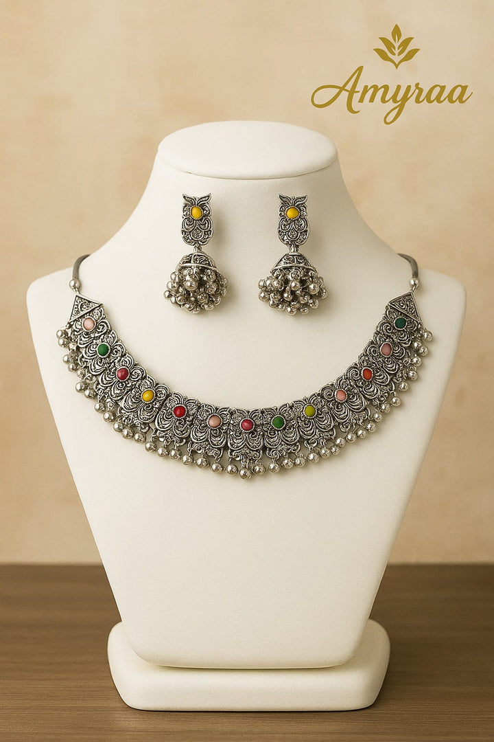 Bohemian Heritage Oxidised Set