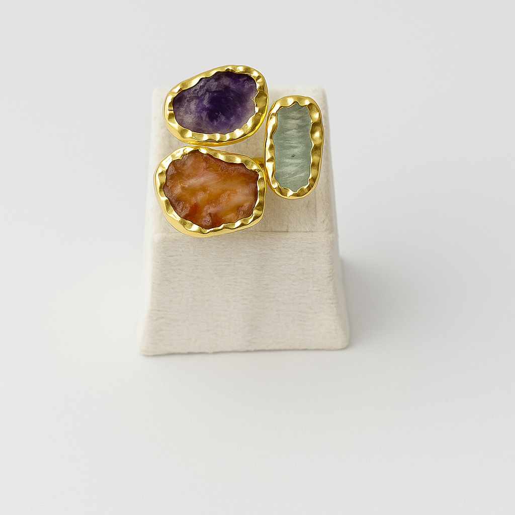 The Trinity Gemstone Ring