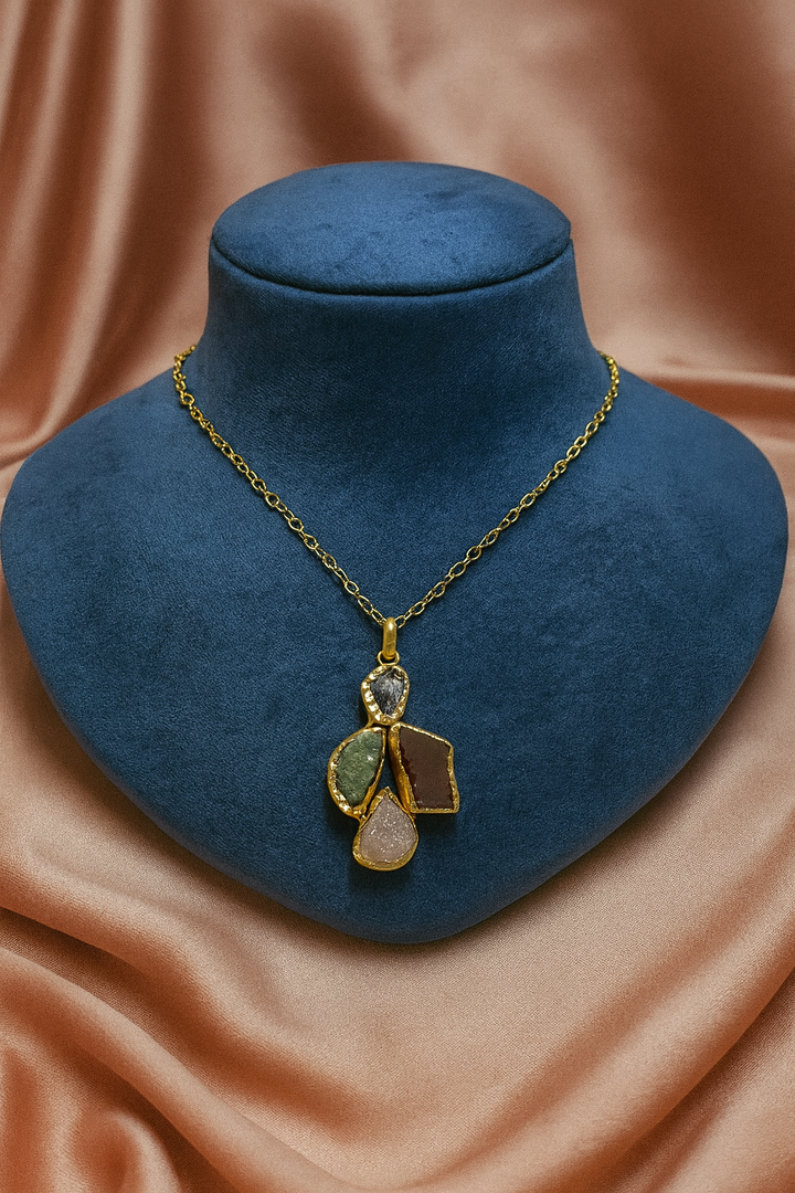 Amyraa Jewels – Prism of Nature Pendant Necklace  “Beauty with Elegance”