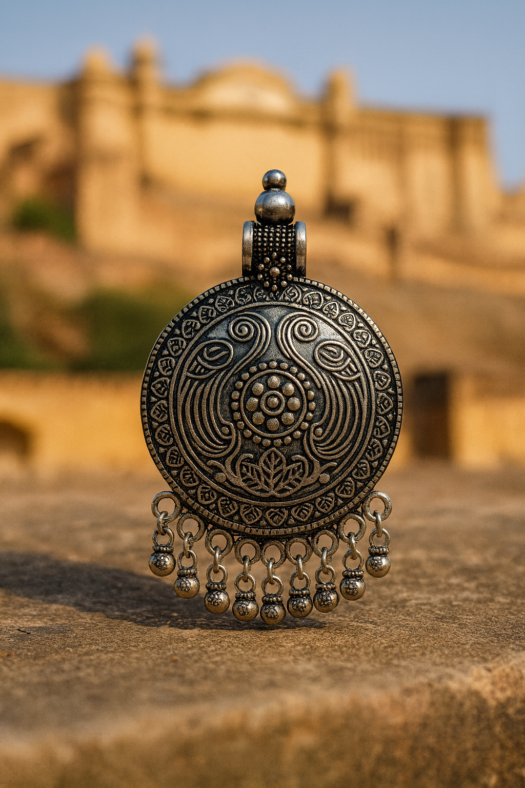 Heritage Oxidized Silver Statement Ring