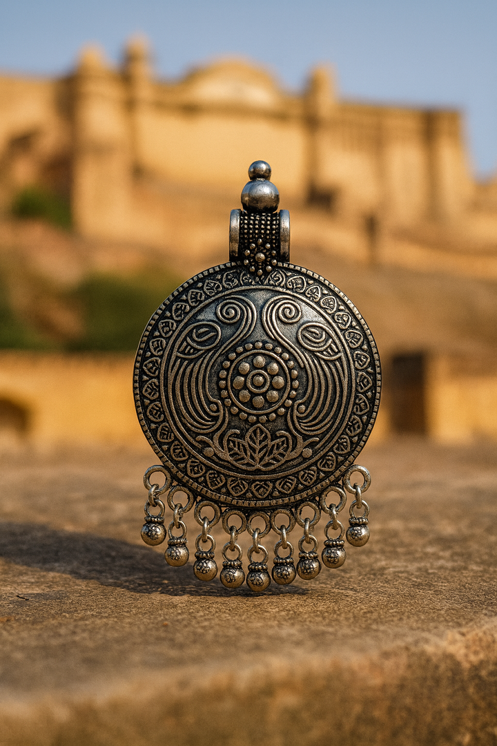 Heritage Oxidized Silver Statement Ring