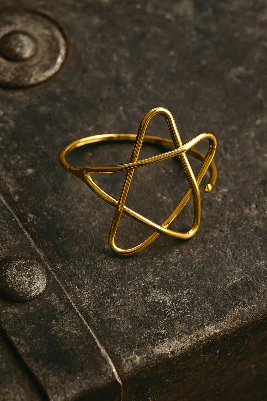 Golden Orbit Bangle