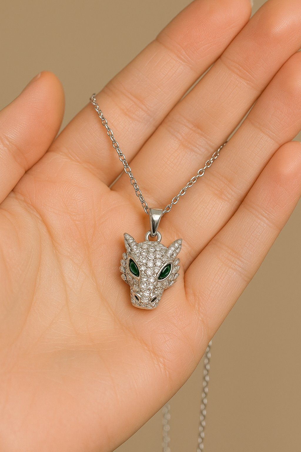 Wild Cat Elegance Pendant